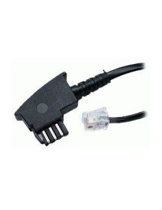 Connexion cable, black (RJ11/RJ11)