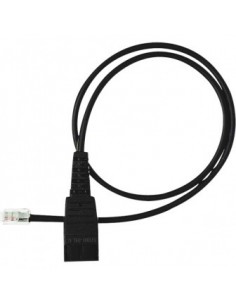 Cordon droit P6 RJ11 pour casques GN Netcom Jabra