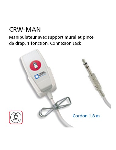 CRMS - Manipulateur prise jack, 1 fonction (2,5m)