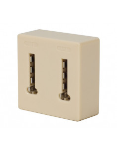 Doubleur de prise PTT 2 lignes / 2 postes 911831