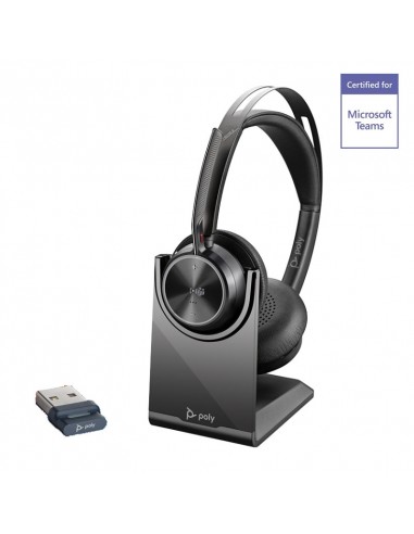 Poly Voyager Focus 2 USB-A MS Avec Base De Recharge