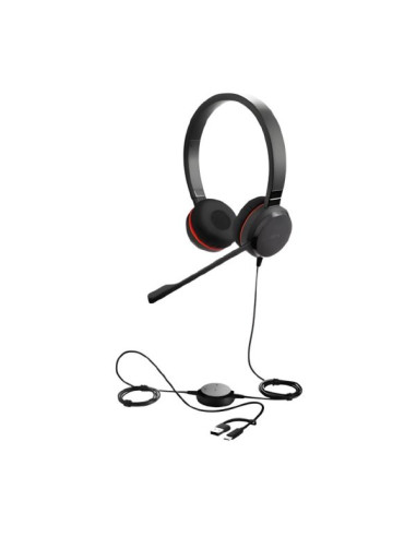 Evolve 30- Stereo UC + câble - Angle